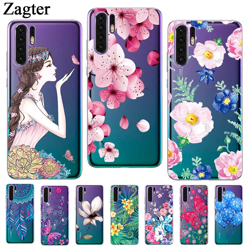Чехол для Huawei P30 Pro чехол P30Pro силиконовая задняя крышка из ТПУ телефона чехлы VOG-L29 P