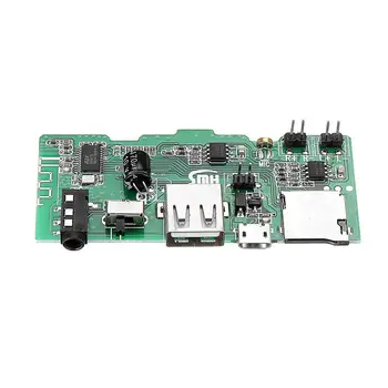 

LEORY 2*3W Wireless bluetooth Audio Receiver Module MP3 Decoder Board U-Disk AUX FM TF Card MP3 Player DAC Module