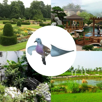 

Outdoor Ornament Lifelike With Wing Non Toxic Lightweight Bird Shaped Flying Garden Decoration Hunting Decoy Bait Lure 3D Scarer