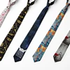 Corbata divertida de 8cm para hombre, corbatas con estampado Harajuku, corbata de diseñador, corbata de lazo para vestido de boda, corbatas, accesorios de la camisa ► Foto 1/6