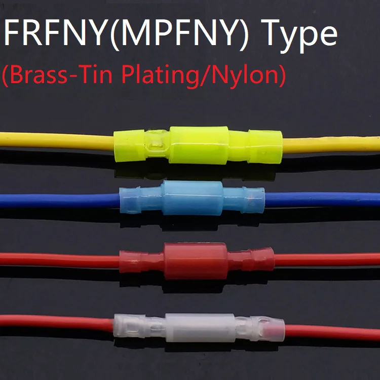 

5set MPFNY FRFNY Type Wire Terminal Female Male Quick Joint Connector Nylon Insulated Bullet Plug Cable Crimp Splice Transparent