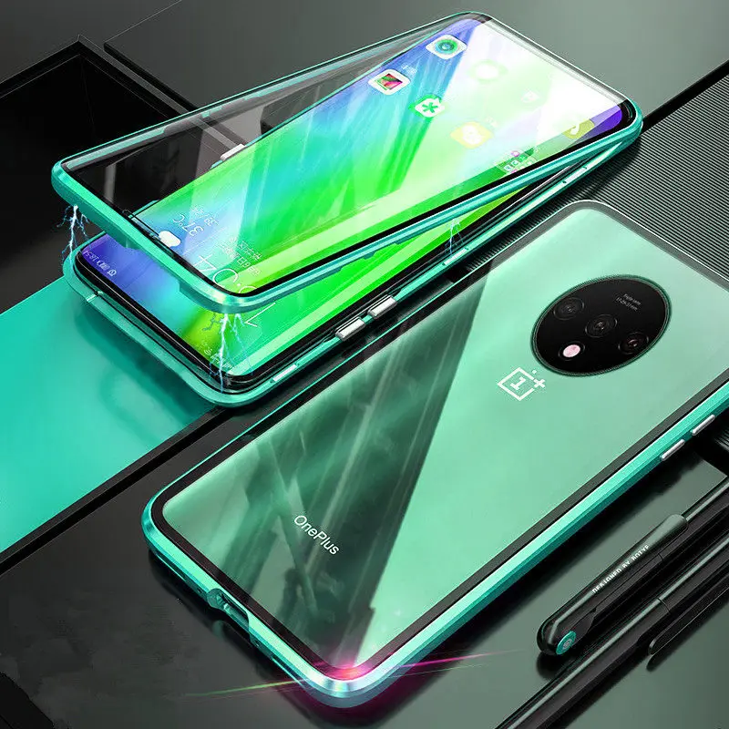 For-Oneplus-7T-Pro-Case-3602-Double-Sided-Metal-Magnetic-Glass-Magnet-Case-Cover-For-One_副本