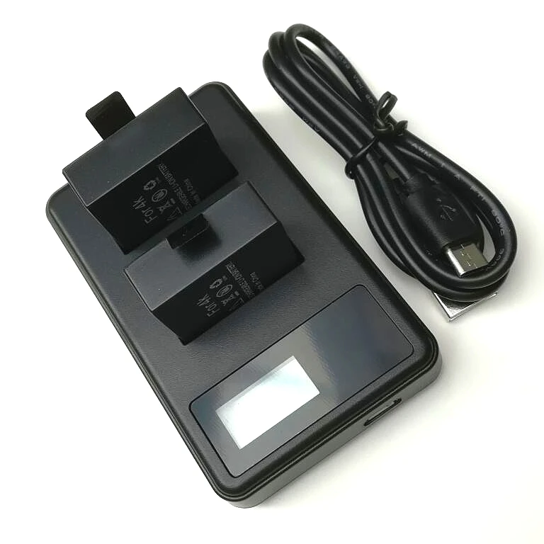 Acessórios Originais 1350 1050mah Carregador Duplo Li-ion Bateria de Carregamento para C30r Sjcam Sj4000 ar Sj5000x Eken h9 Ação Câmera - Image 2