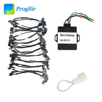 

12 pcs Kit EIS ELV Test Cable for Mercedes Come With Gateway Adapter Work Together with VVDI MB BGA Tool