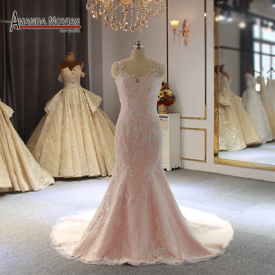 

Customer order pink mermaid wedding dress wedding dress