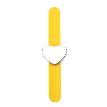 

Salon Heart Magnetic Bracelet Wrist Band Hair Clip Holder (Yellow)