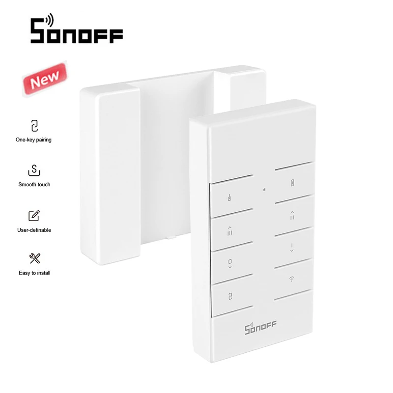 

SONOFF RM433 Remote Controller+ Base Updated version Suitable for SONOFF Basicrf/ Slampher/ iFan03/ 4CHProR2/ 433 RF Bridge