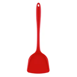 Heat-Resistant Non-Stick Silicone Cooking Spatula (Red)