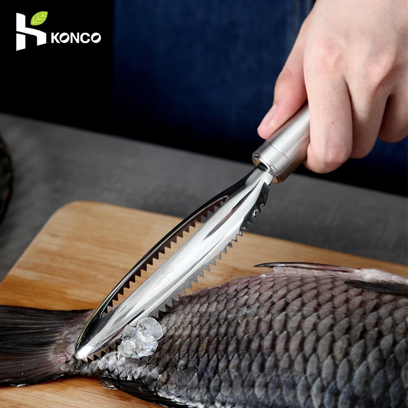 Fish Scaler Remover Scraping Stainless Steel Kitchen Tools Fish Scales Remover
