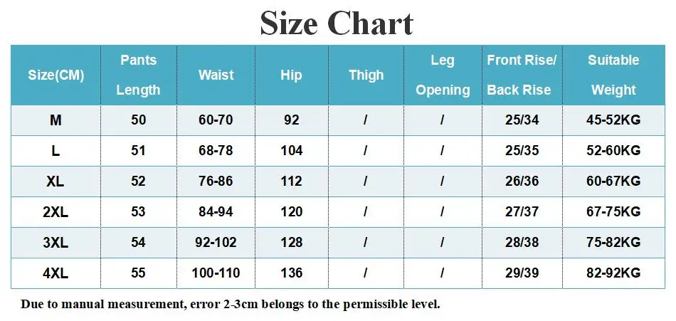 507 SIZE CHART