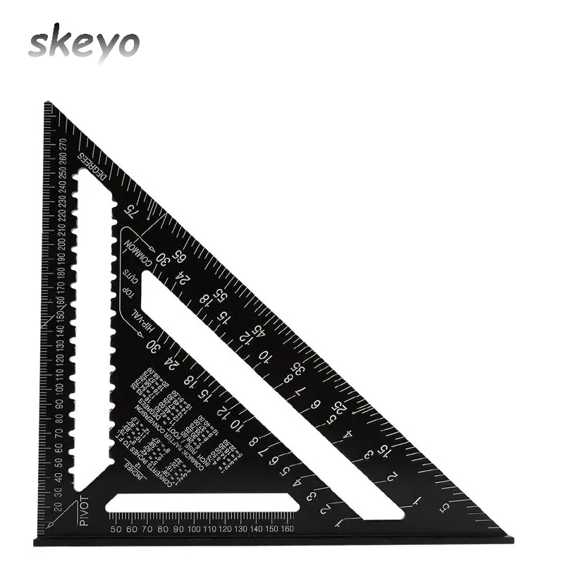 

Triangle Angle Ruler Squares Triangular Measuring Ruler Woodwork Angle Protractor Trammel Gauge Measuring Tool