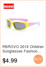 RBROVO, модные Мультяшные поляризованные солнцезащитные очки, детские, для путешествий, для улицы, силикагель, солнцезащитные очки, яркие цвета, Oculos De Sol