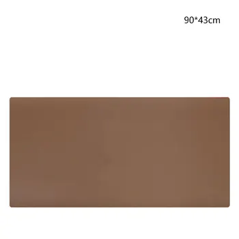 

Double Side Ultra Thin Easy Clean Desk Writing Mat Gaming Office PU Leather Multifunctional Mouse Pad Scratch Proof Anti Slip