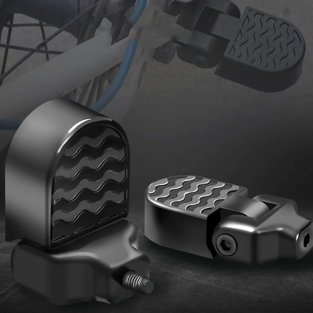 Mountain Bike Rear Foot Pedal Manned Bicycle Rear Seat Foot Pedal Rear Pedal Quick Release Shaft Installation Foot Post