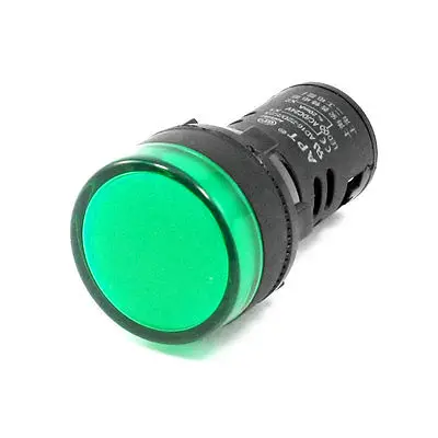 

Electrical Accident Green LED Signal Indicator Light Lamp DC24V 20mA