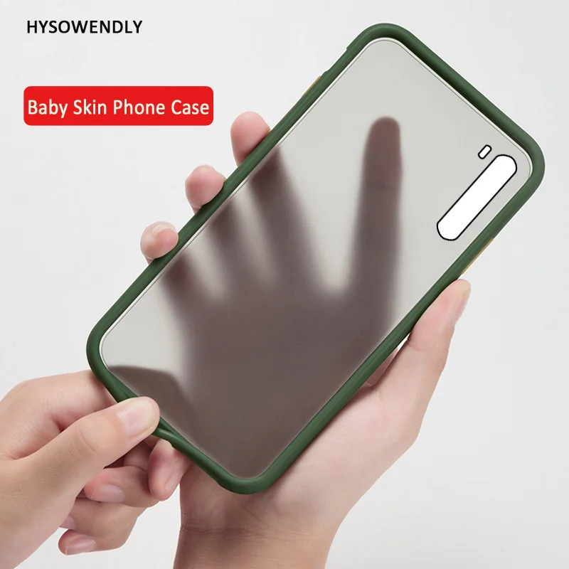 Shockproof Matte Hard PC Phone Case For Redmi Note 6 7 8 K20 Pro Silicone Rubber Bumper Cover 7A 8A 8T Fundas | Мобильные телефоны