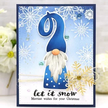

New Design Craft Santa Metal Cutting Dies Gnome Santa Claus Decor Scrapbook Album Paper Card Craft Embossing Die Cuts