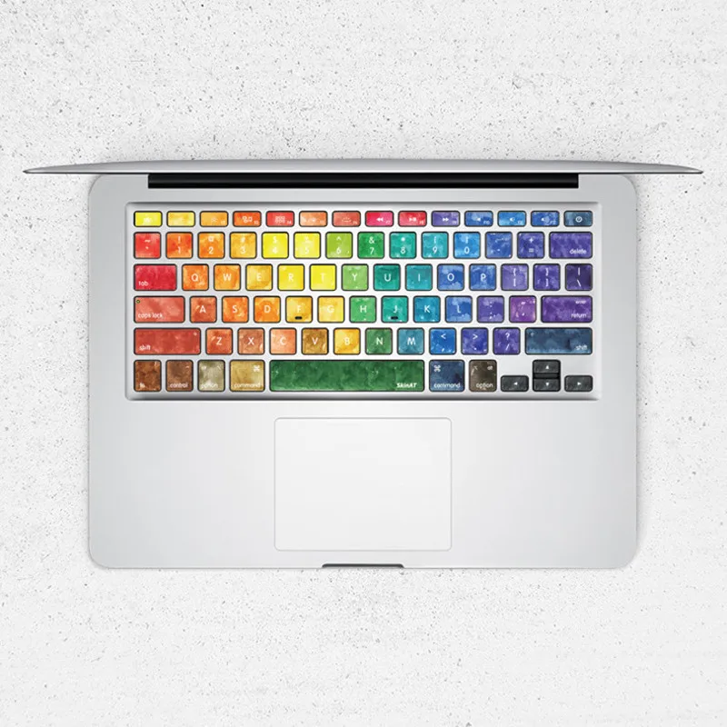 Fashion Dustproof Colorful Skin for MacBook Air Keyboard Film for Apple