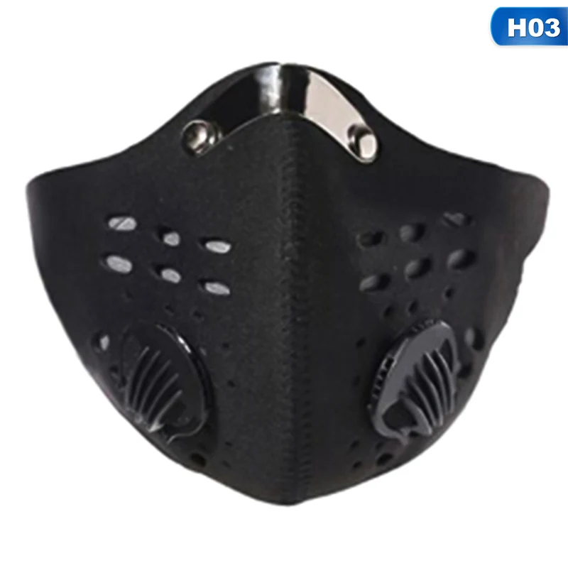

Full Face Protective Sport Face Mask With Filter Activated Carbon PM 2.5 Anti-Pollution Running Cycling Mask Dropshipping