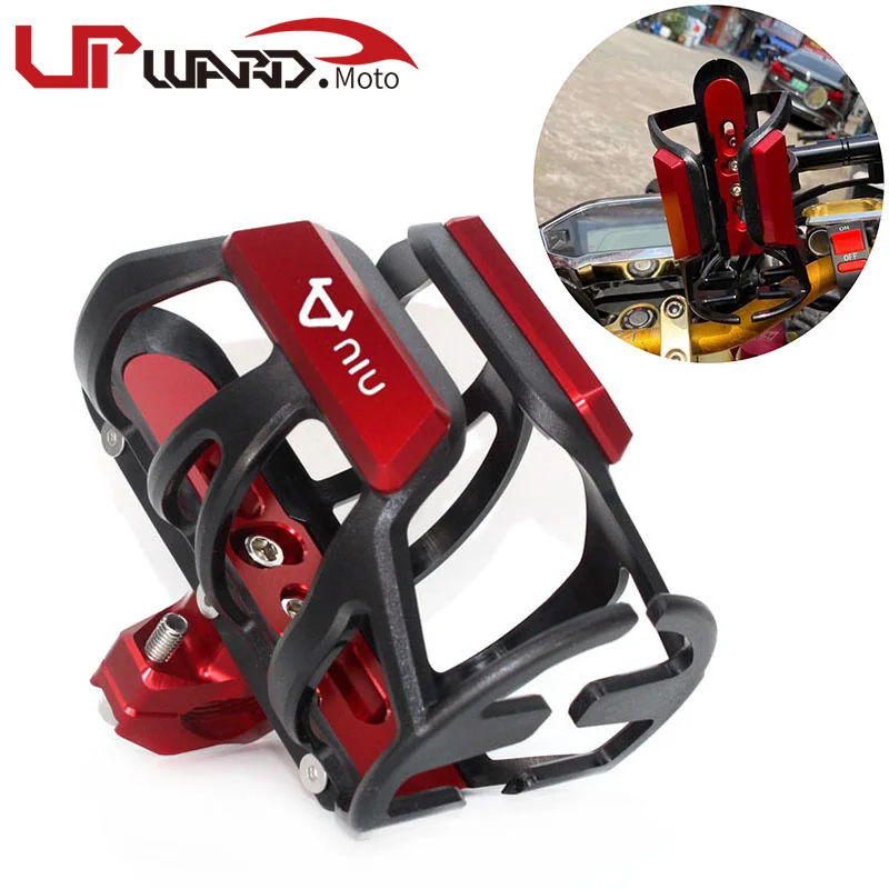 

For NIU N1 N1S U1 NGT quality Motorcycle CNC Beverage Water Bottle Drink Cup Holder Mount