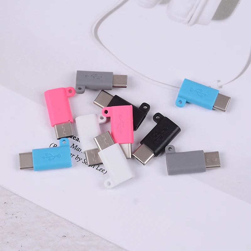 2 шт./лот Micro USB Женский к type C 3,1 штепсельный кабельный переходник зарядка и синхронизация данных USB C конвертер для samsung S8/LG G5 G6