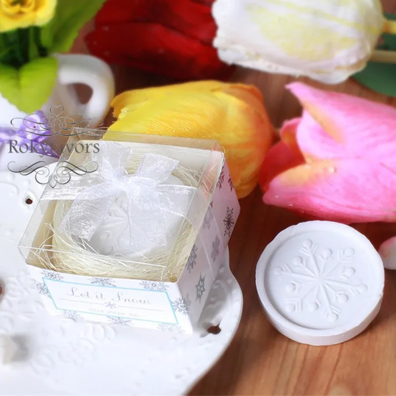 snowflak soap favors (5)