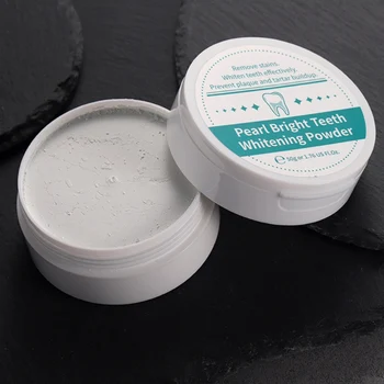 

Natural Pearl Whitening Tooth Powder Anti-Bacterial Freshen Breath Remove Tooth Stains Oral Hygiene