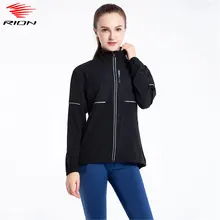 RION Женская легкая ветровка, дышащая быстросохнущая ветрозащитная куртка на молнии, куртка для бега, походов, спортивная одежда