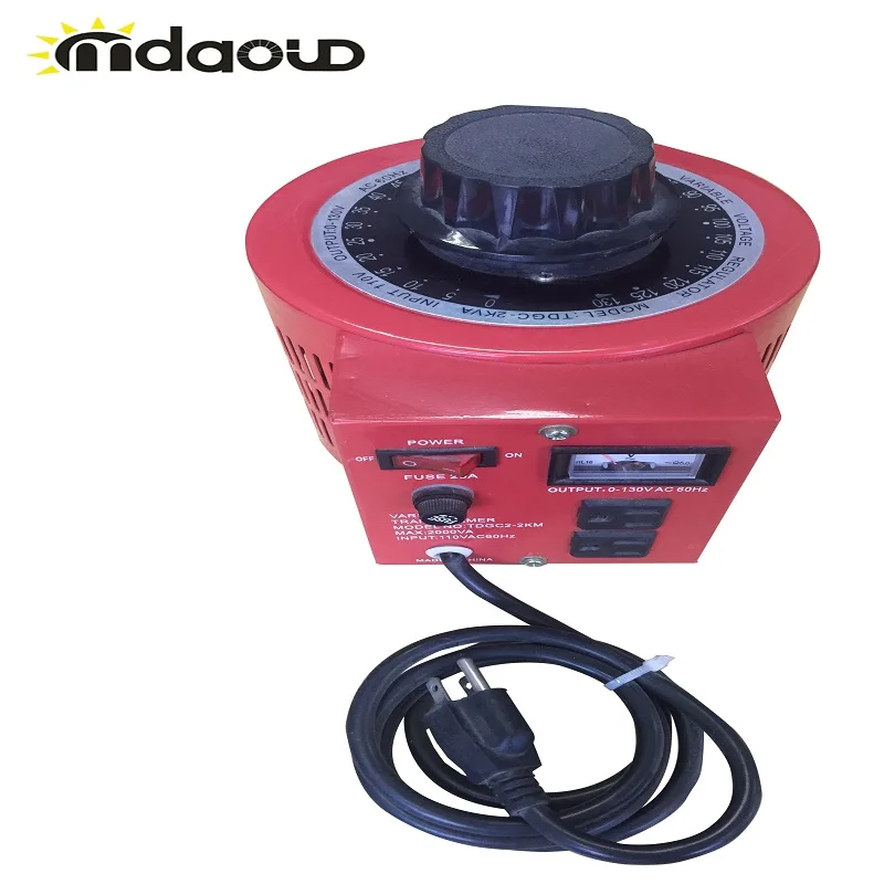 

20 Amp Variac Variable Transformer 2000VA Max 0-250 AC Volt Output regulator