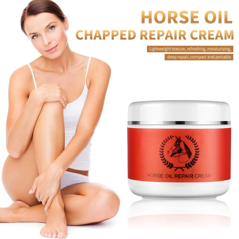 30g Natural Horse Oil Hand Foot Peeling Repair Cream Feet Massage For Athlete Itching Blisters Anti-fissures Care |
