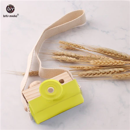 Baby Toy Cute Wooden Camera Toy Hanging Nordic Style Beech Wood Camera Educational Toys Fashion Home Photography Prop Decor Gift 8