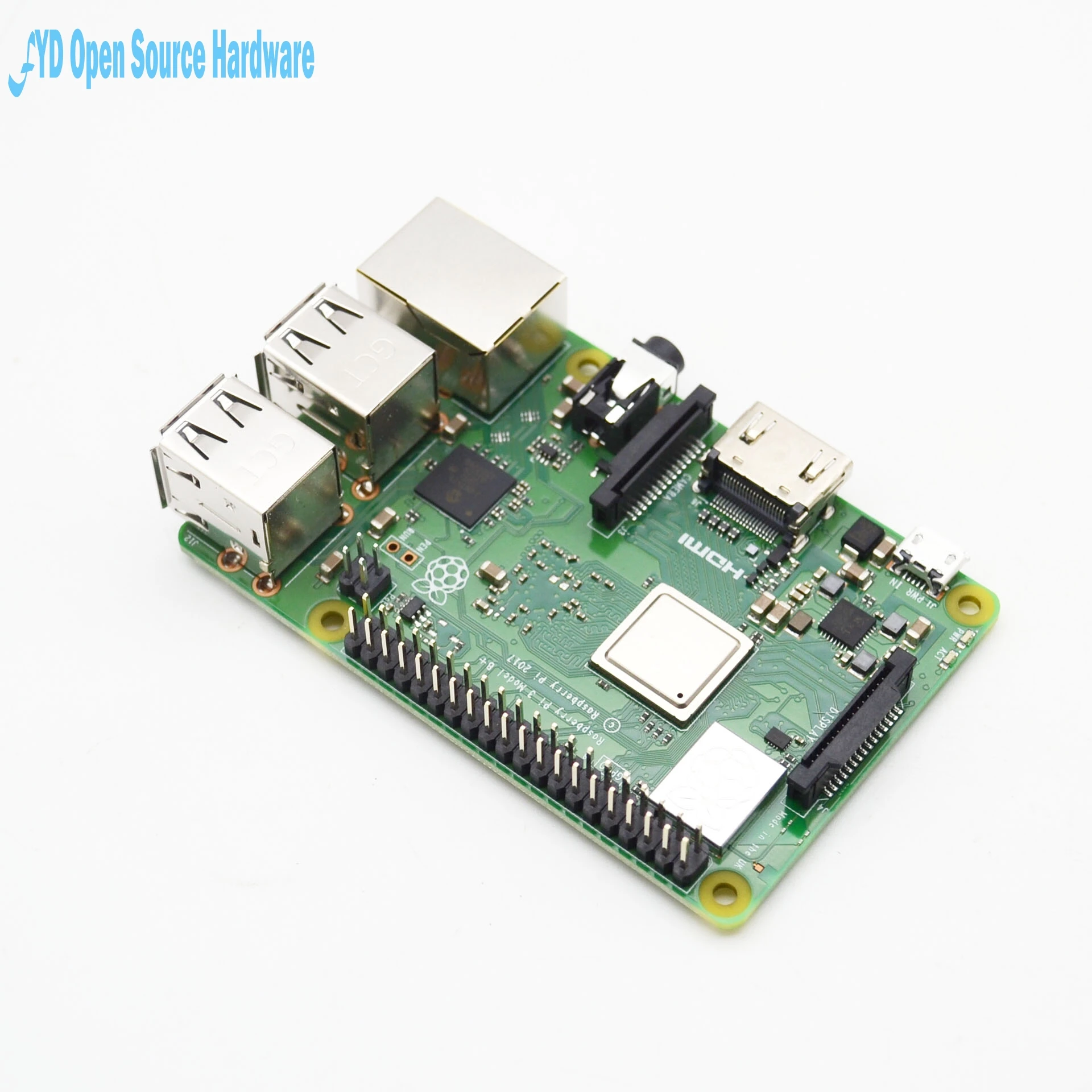 1 шт. Raspberry Pi 3 Model B+(вилка) Встроенный четырехъядерный Процессор Broadcom 1,4 ГГц 64 бит Wifi Bluetooth и usb-порт