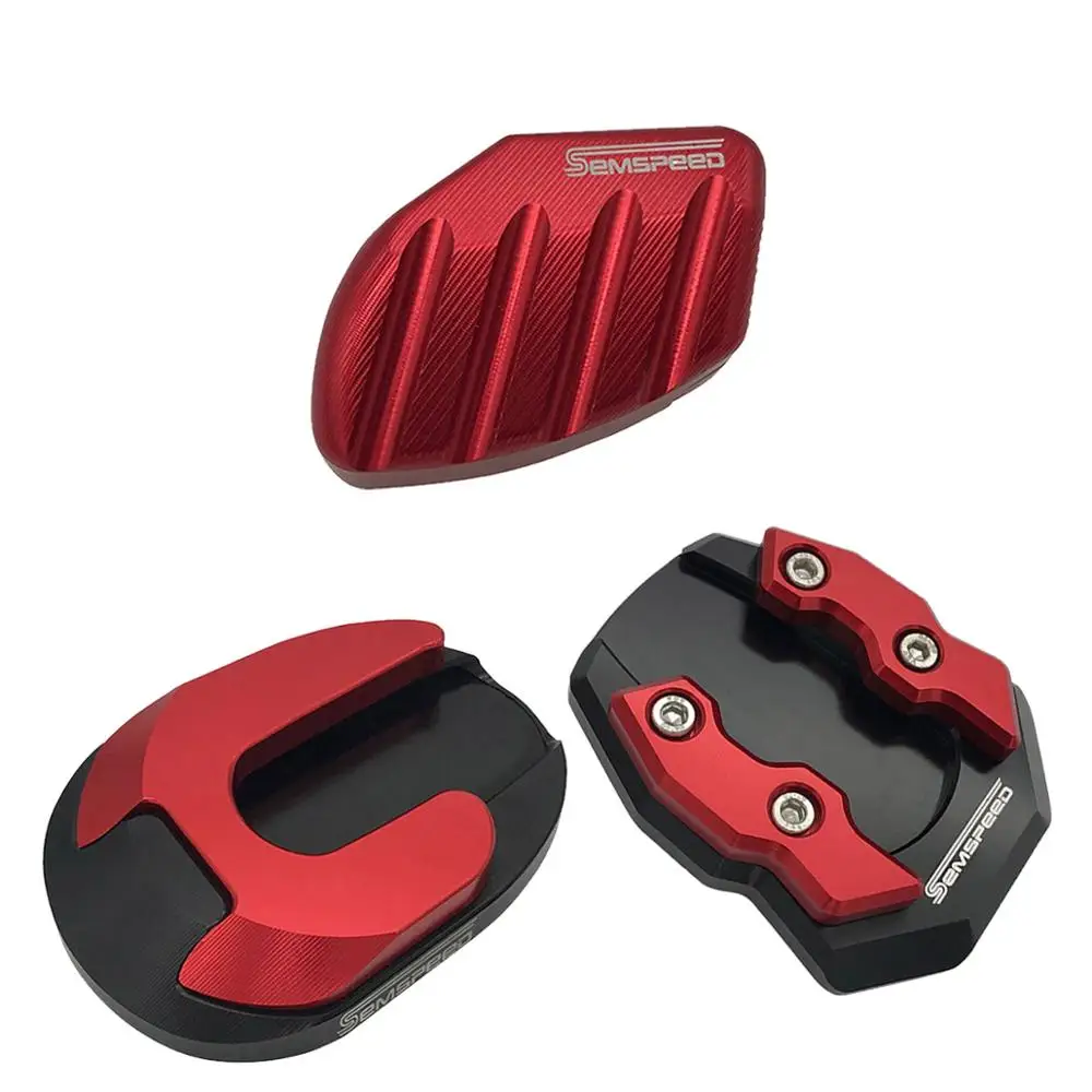 SEMSPEED изменение для NMAX 155 150 N-MAX 125- Мотоцикл с ЧПУ с плоским дном боковая стойка расширения подставки беспыльный набор