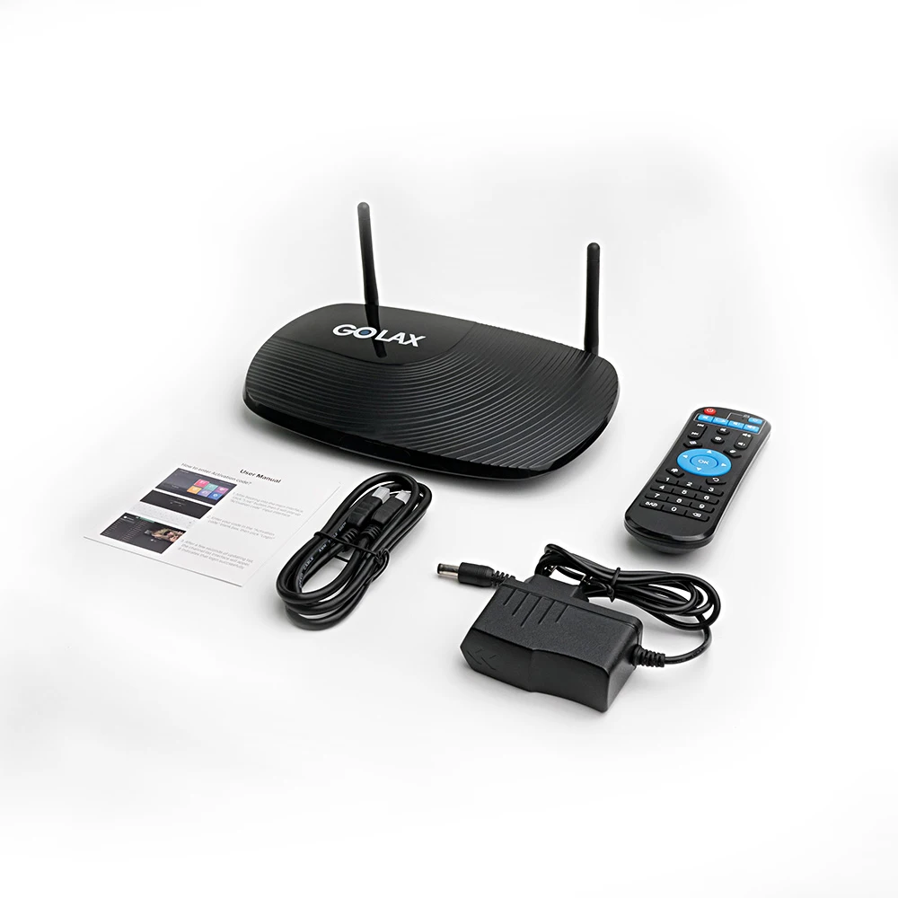 ТВ приемник Android 7,1 Golax M8 четырехъядерный Amlogic S905W 1 ГБ 8 ГБ H.265 2,4 ГГц Wifi 100M LAN 4K 4K HDR Медиаплеер Smart tv box