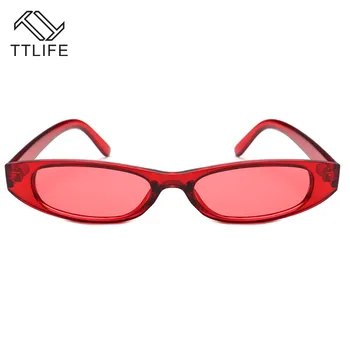 

TTLIFE Small Frame Black Shades Round Sunglasses Women Oval Brand Designer Vintage Fashion Pink Sun Glasses Female Oculos De Sol
