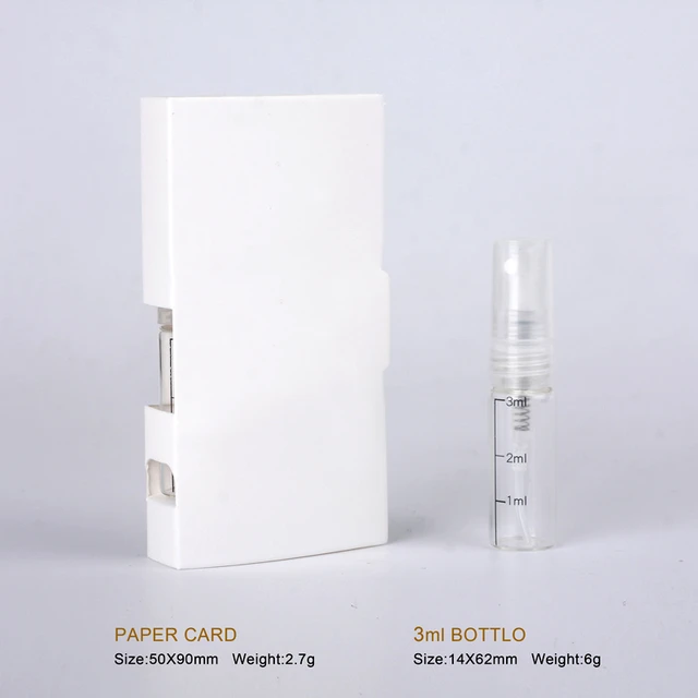 Source Custom logo spray for perfume tester sample bottle 2ml 3ml 5ml 10ml  perfume spray bottles box packaging on m.