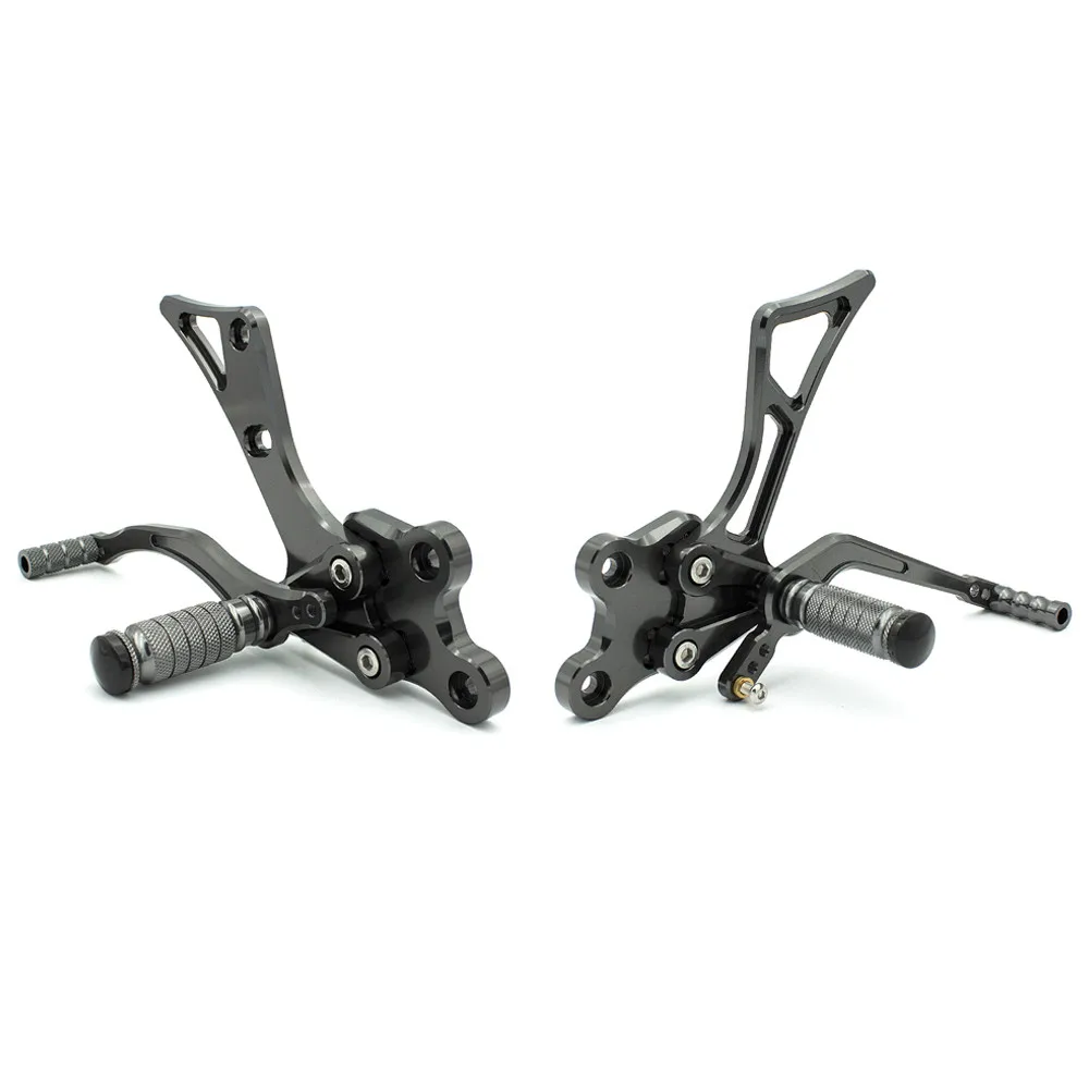 Для YAMAHA FZ1 FZ8 2001 02 03 04 2005 ЧПУ Алюминиевый сплав для ног для мотоцикла Подножка педаль Peg Rearset задний комплект