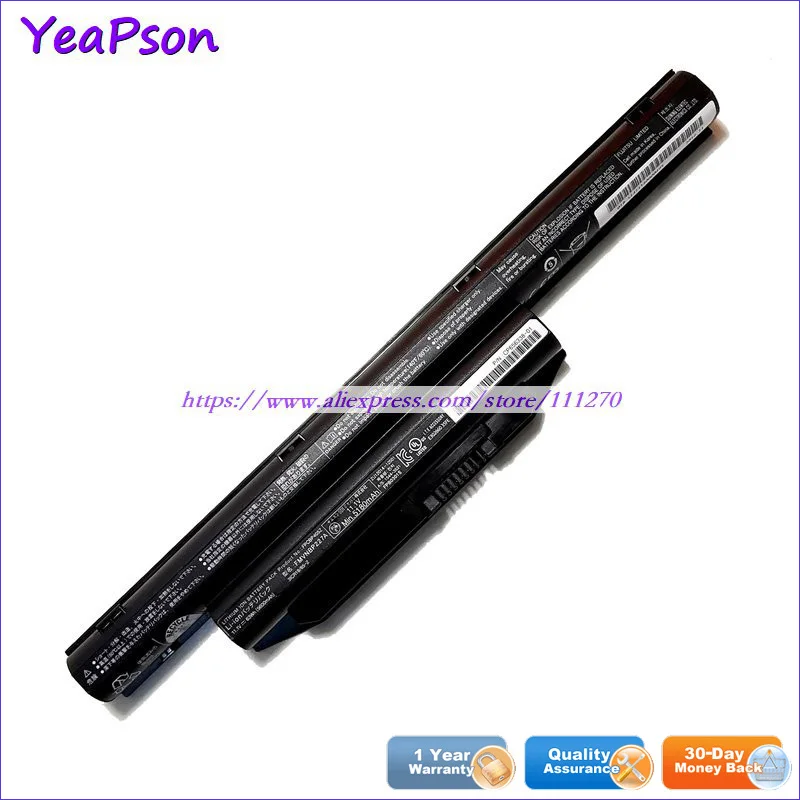 Аккумулятор Yeapson FPCBP405Z FMVNBP227A для ноутбука Fujitsu Lifebook A555 A514 A557 E744 E753 S904 11 1 В 5600 мАч |