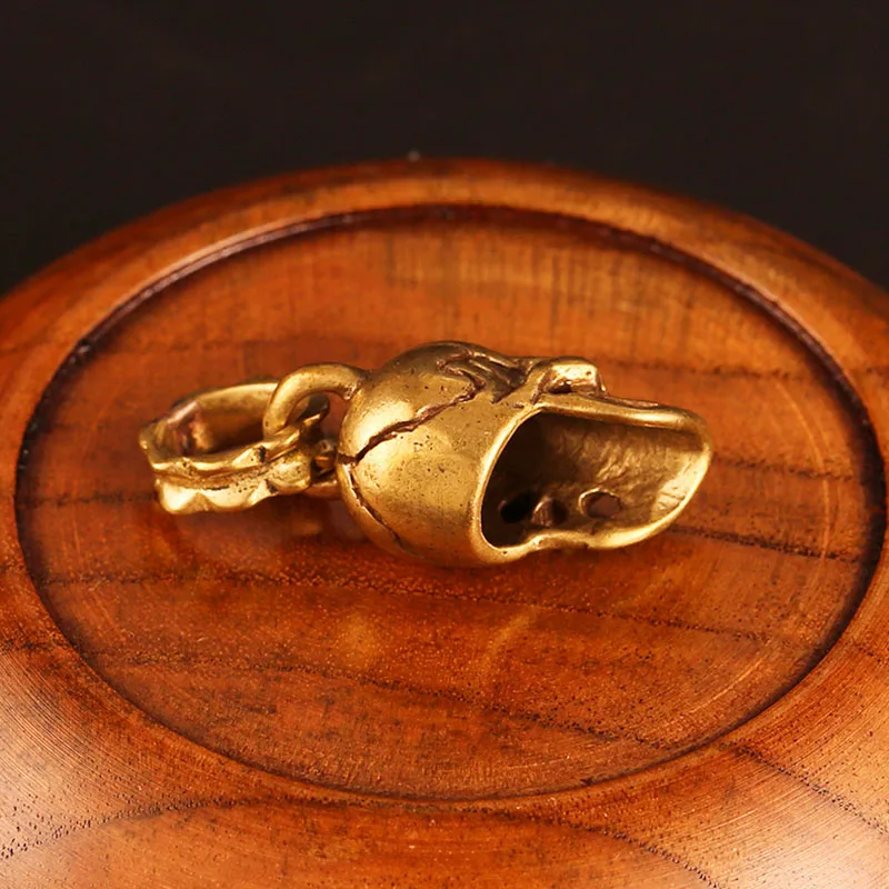 skull head pendant brass (9)