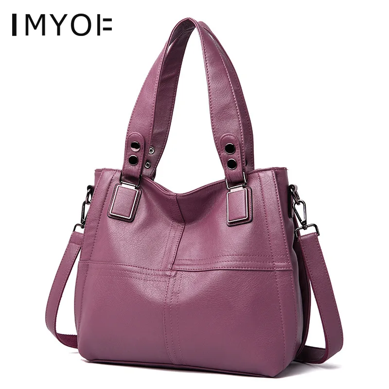 

Luxury Women Handbag Large Capacity Soft PU Leather Ladies Shoulder Bags Female Business Crossbody Bag Casual Tote Bolso Mujer