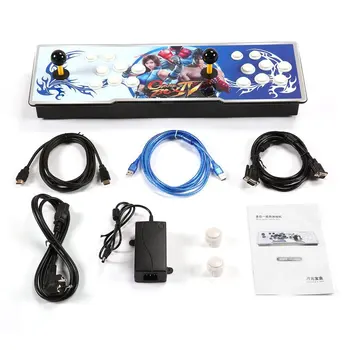 

1220 Games In One Video Fight Family Box High Definition Home Game Machine with Dual Joystick & Game Suspension Function