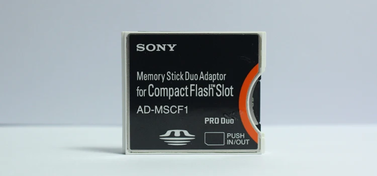 Sony MEMORY STICK DUO ADAPTER al tipo di Scheda CompactFlash CF II ADATTATORE 