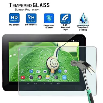 

For iRULU eXpro X1a 9 Inch -Premium Tablet 9H Tempered Glass Screen Protector Film Protector Guard Cover