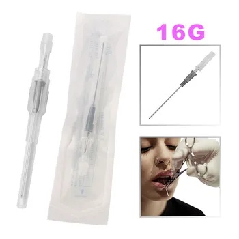 

5 Pc Puncture Needle Puncture Tool Professional Stainless Steel Catheter Needle Piercing Needle Titanium Steel Disposable Needle