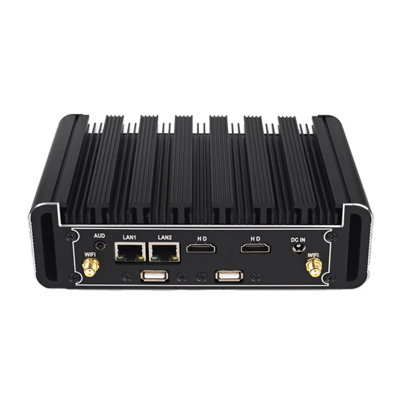 Мини-ПК RS232 I5 5200U 4200U I7 4500U 5500U I3 5005U двойной Ethernet 2xHD WiFi-Поддержка Windows Linux