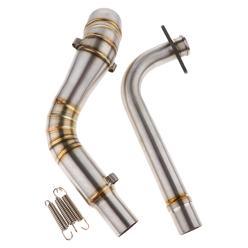 Motorcycle Slip On Exhaust Middle Link Hose Adapter Connector For Yamaha N MAX155