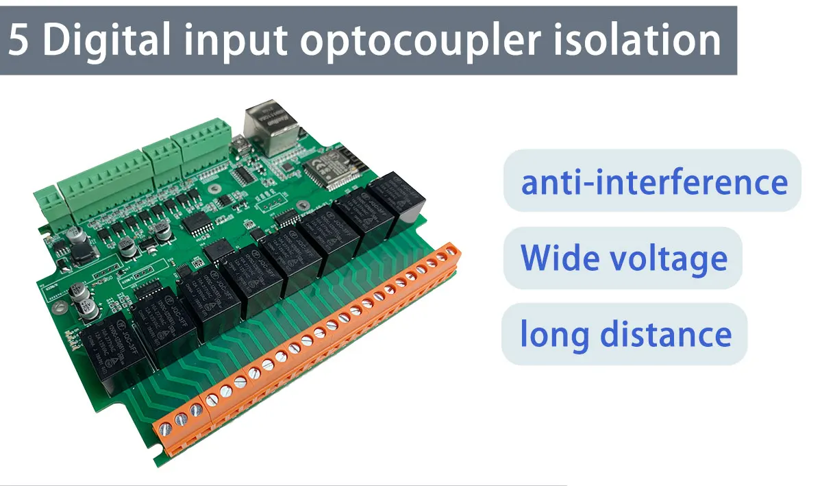 controlador wi fi ethernet relé esp32 rf