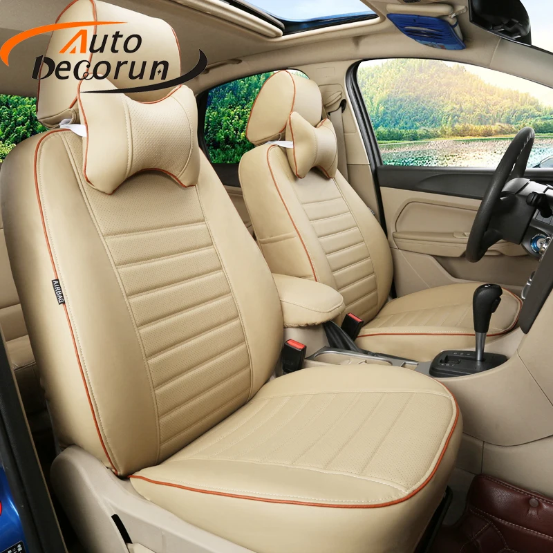 Чехлы AutoDecorun на сиденья для BMW 320i 320 325i 318i аксессуары из ПВХ кожи|custom seat covers|leather
