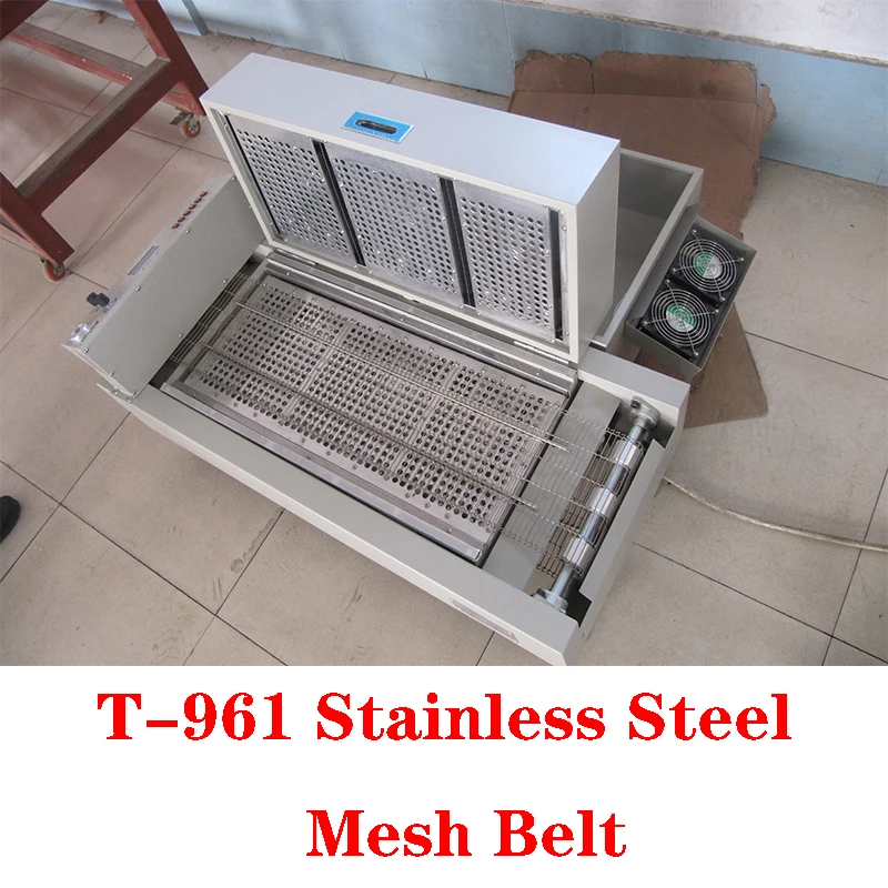 New PUHUI T-961 Stainless Steel Mesh Belt Length 2m Width 230mm Infrared Reflow Oven Rework Station Accessories Soldering Tools soldering iron tip cleaner desoldering cleaning ball welding soldering iron mesh filter metal wire stand steel ball tin remover