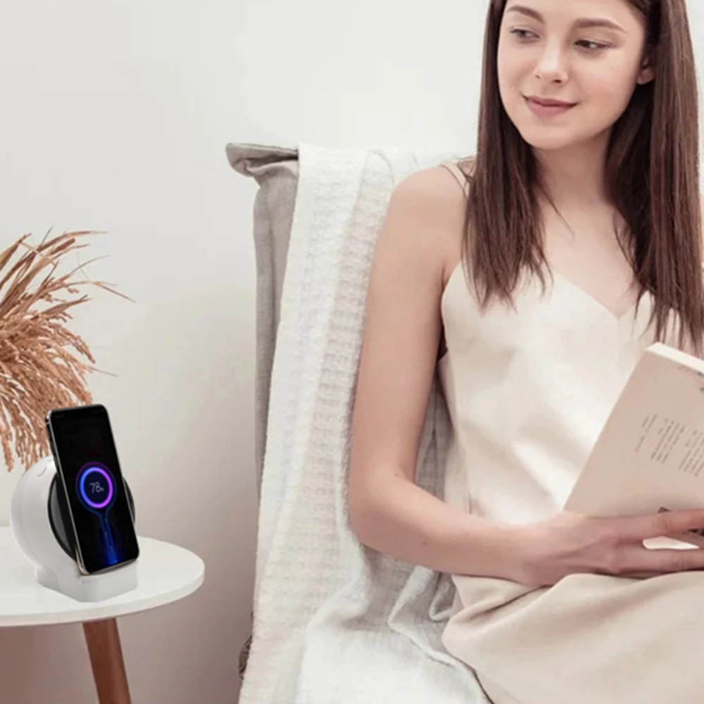 3 в 1 Bluetooth динамик s Быстрое беспроводное зарядное устройство настольная лампа беспроводной динамик